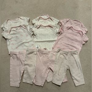 Little Me baby girl 10 piece lot of 6M clothes